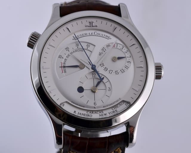 Jaeger LeCoultre Master Geographic SS Silver Dial 38MM