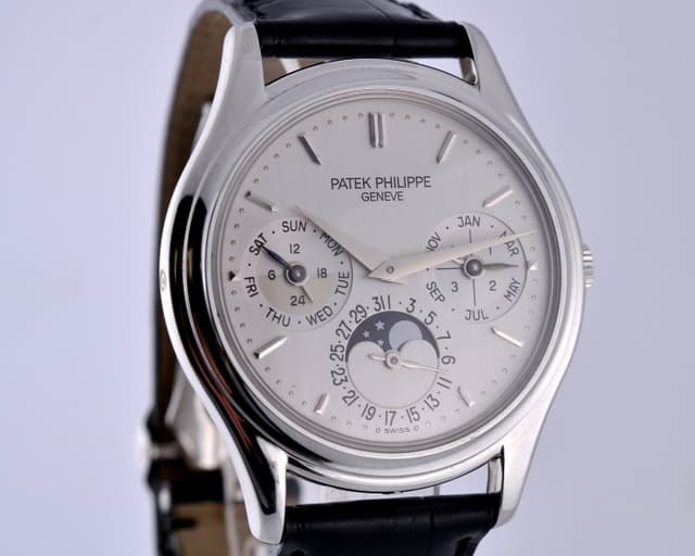 Patek Philippe Perpetual Calendar PLATINUM Silver Dial 36MM