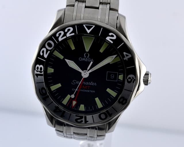 Omega Seamaster GMT SS/SS Black Dial 41MM
