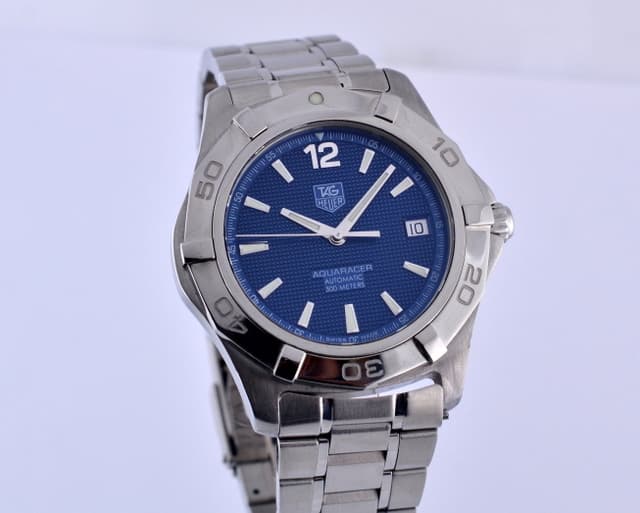 TAG Heuer Aquaracer 2000 SS/SS Blue Dial 38.5MM