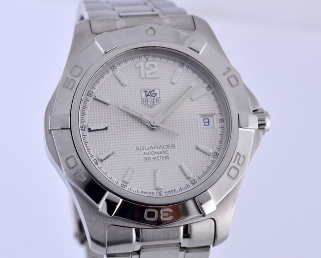 TAG Heuer Aquaracer 2000 SS/SS Silver Dial 38.5MM
