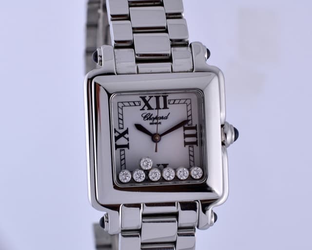 Chopard Happy Sport Square Large SS/SS 7 Diamond 