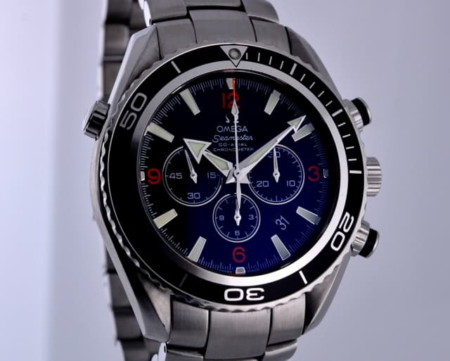 Omega Seamaster Planet Ocean Co-Axial Chronograph SS/SS 45.5MM