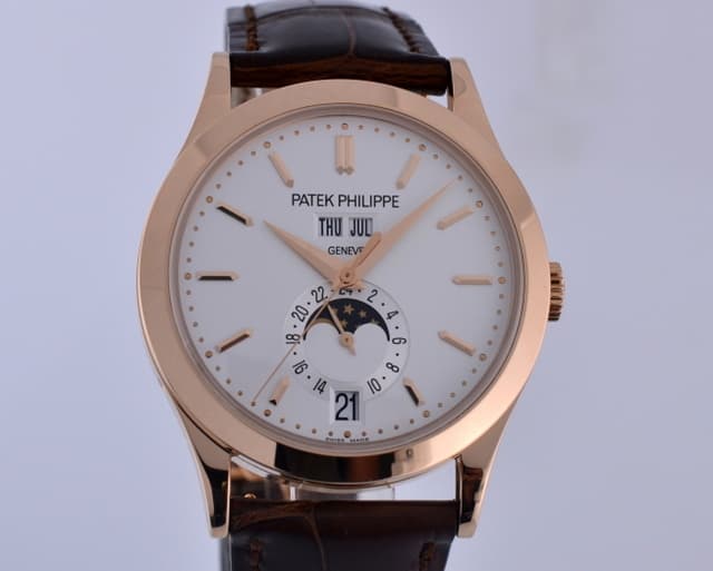 Patek Philippe Annual Calendar 18K Rose Gold Stick Dial 38MM
