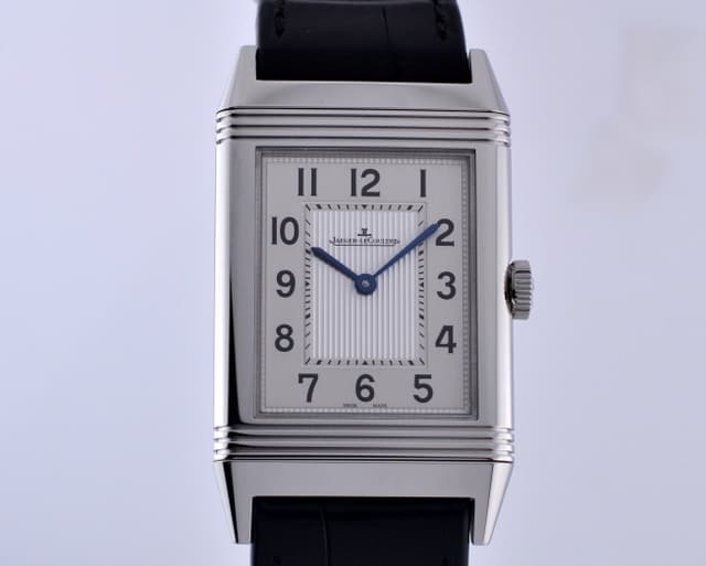 Jaeger LeCoultre Grande Reverso Ultra Thin Silver Dial SS 
