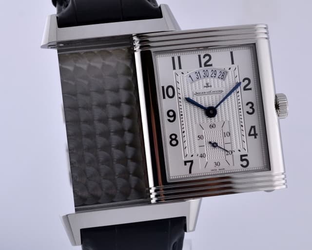 Jaeger LeCoultre Grande Reverso 986 Duodate Silver Dial LIMITED SS