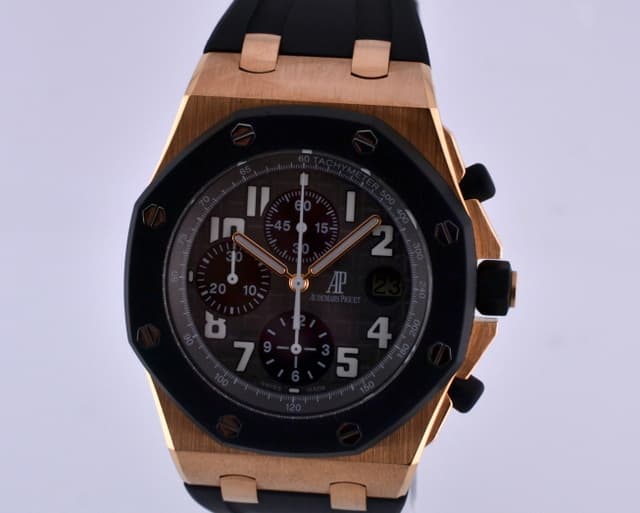 Audemars Piguet Offshore Rubberclad 18K Rose Gold / Rubber 