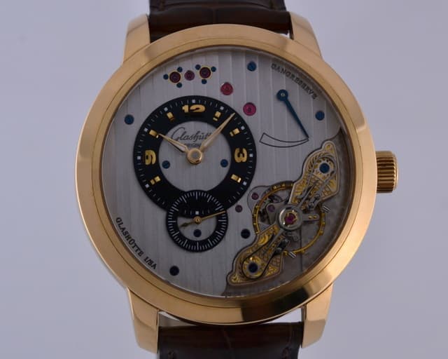 Glashutte Original PanoInverse XL 18K Rose Gold 42MM
