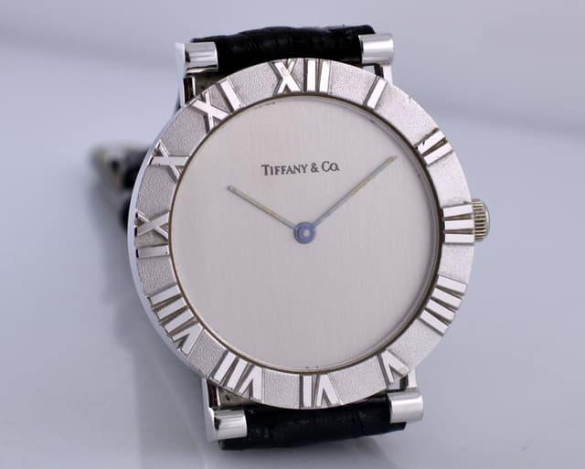 Tiffany Atlas Sterling Sliver Quartz 31MM