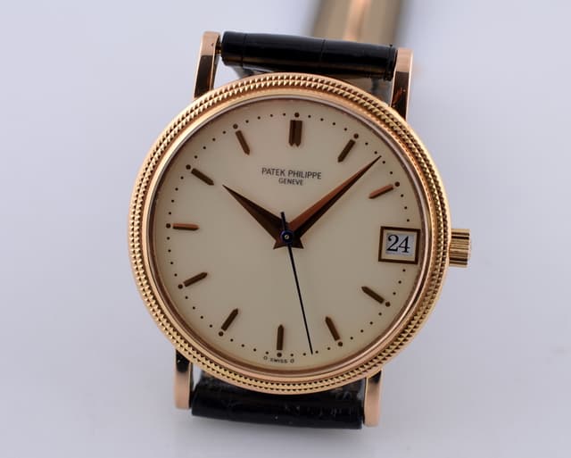 Patek Philippe Calatrava 18K RG Automatic Cream Dial