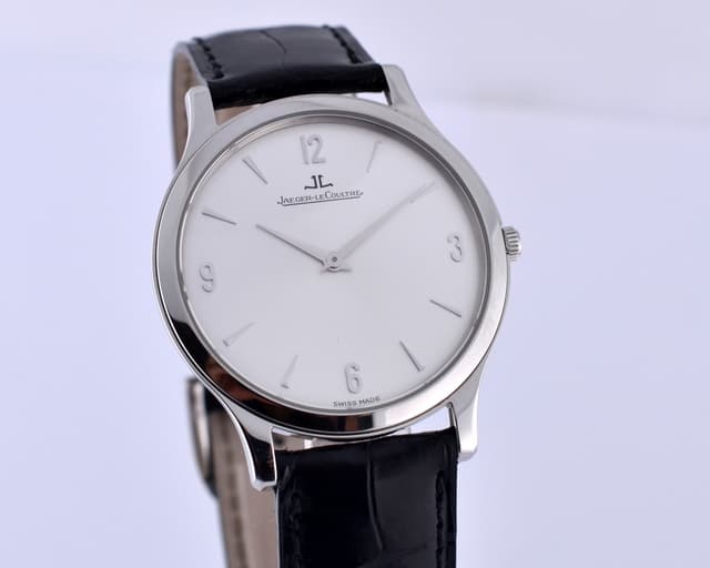 Jaeger LeCoultre Ultra Thin Steel Silver Dial 34MM