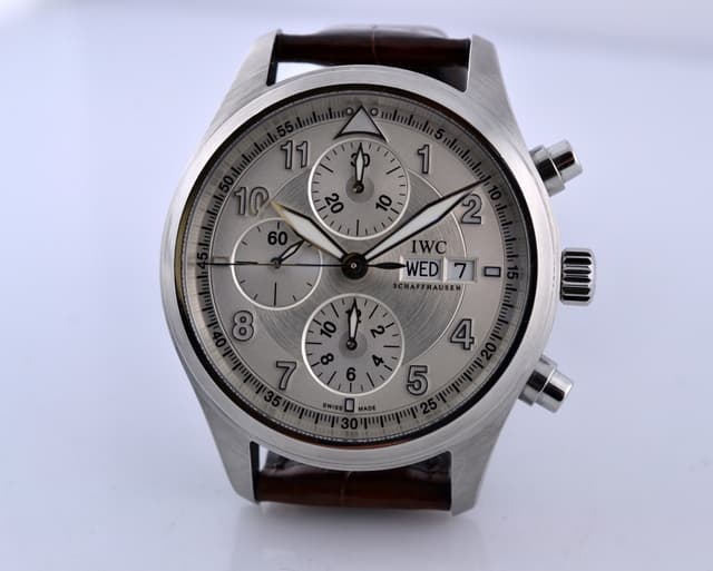 IWC Pilot Spitfire SS Silver Dial 42MM
