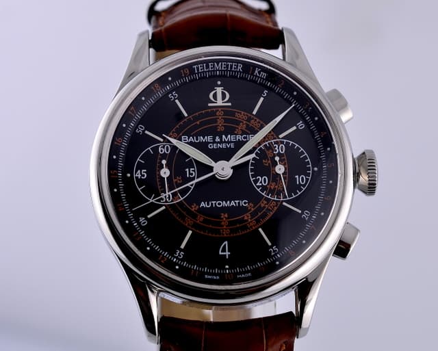 Baume & Mercier Capeland Classima Chronograph SS Black Dial 38MM
