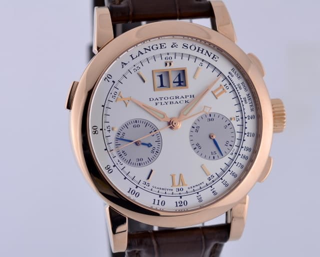 A. Lange and Sohne Datograph 18K Rose Gold 39MM