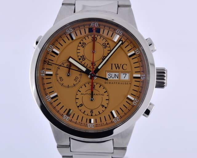 IWC GST Rattapante Salmon Dial SS/SS 43MM