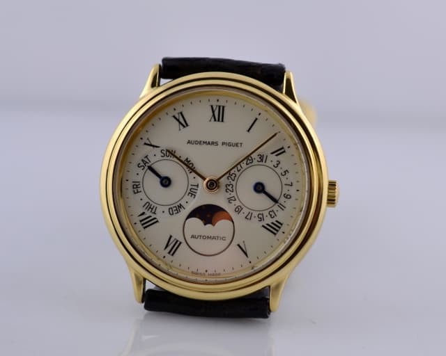 Audemars Piguet Vintage Day Date Moonphase 18K Yellow Gold 33MM