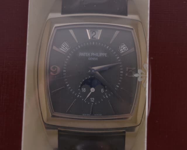 Patek Philippe Gondolo Calendario 18K White Gold Grey Dial DOUBLE SEALED NEW