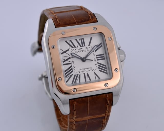 Cartier Santos 100 2T Mid-Size Automatic 