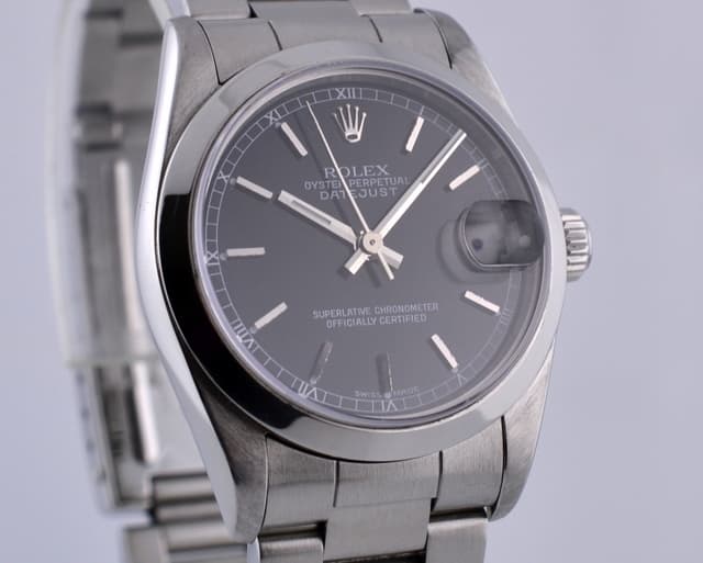 Rolex Datejust Midsize Black Dial Y Series (2002 3/4)