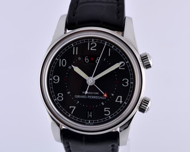 Girard Perregaux Traveller II SS Black Dial 38MM