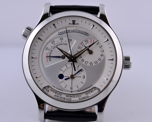 Jaeger LeCoultre Master Geographic SS Silver Dial 38MM