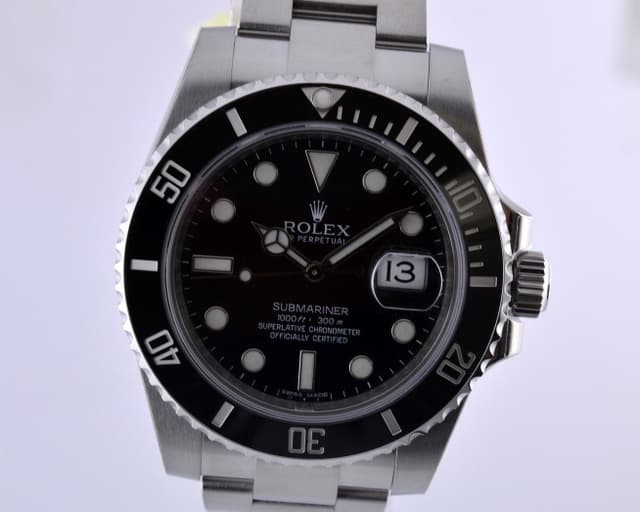 Rolex Submariner Ceramic SS/SS Black G Series (2011) UNWORN