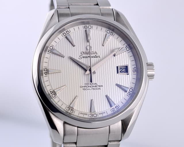 Omega Aqua Terra Co-Axial Chronometer White Dial SS/SS 41.5MM