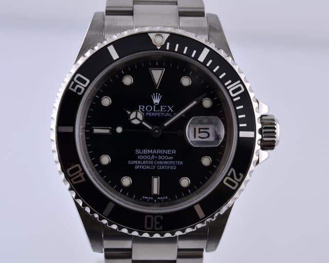 Rolex Submariner SS/SS Black Dial K Series (2001)