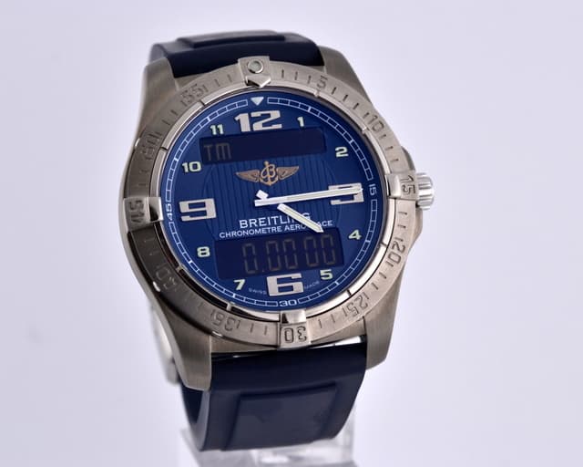 Breitling Aerospace Avantage Blue Dial Titanium / Rubber 42MM