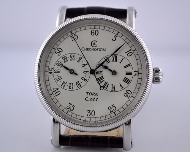 Chronoswiss Tora Dual Time SS Cream Dial 38MM