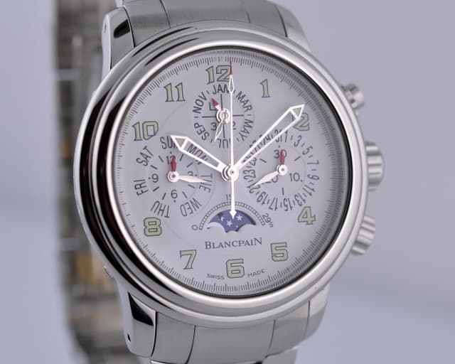 Blancpain Perpetual Calendar Flyback Chronograph SS/SS White Dial 38MM