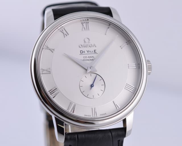 Omega De Ville Co-Axial Prestige Silver Dial 39MM