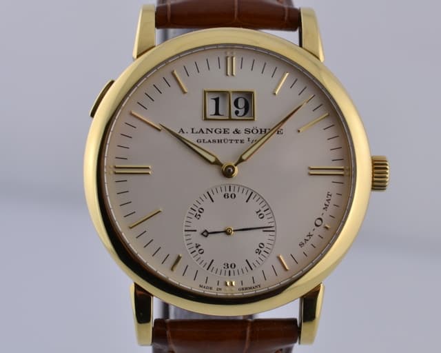 A. Lange and Sohne Langematik Big Date 18K Yellow Gold 37MM