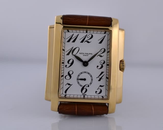 Patek Philippe Gondolo Arabic Numerals White Dial 18K Yellow Gold