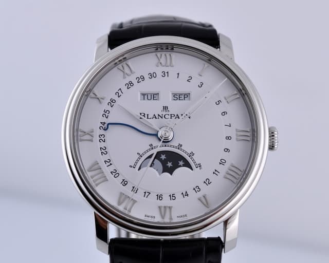 Blancpain Villeret Moonphase
Complete Calendar SS White Dial 40MM