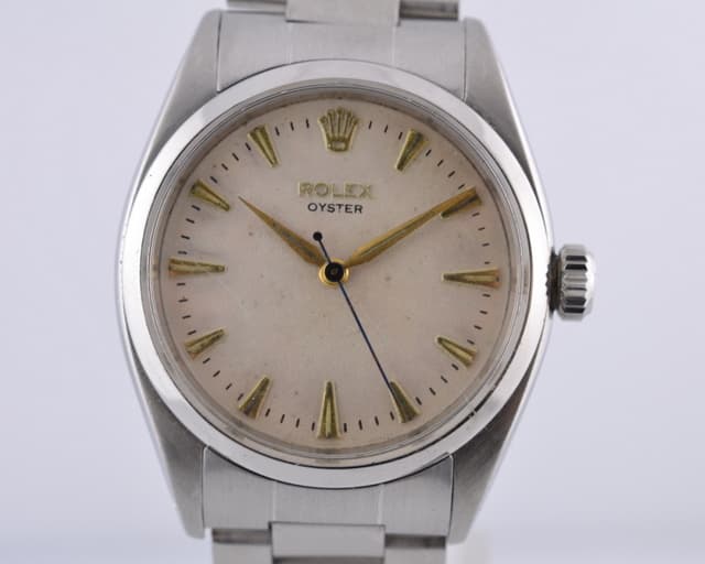 Rolex Brevet Precision Oyster Manual Wind SS/SS Circa 1950's 35MM