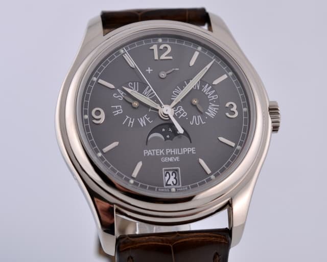 Patek Philippe Annual Calendar 18K White Gold Gray Dial 39MM