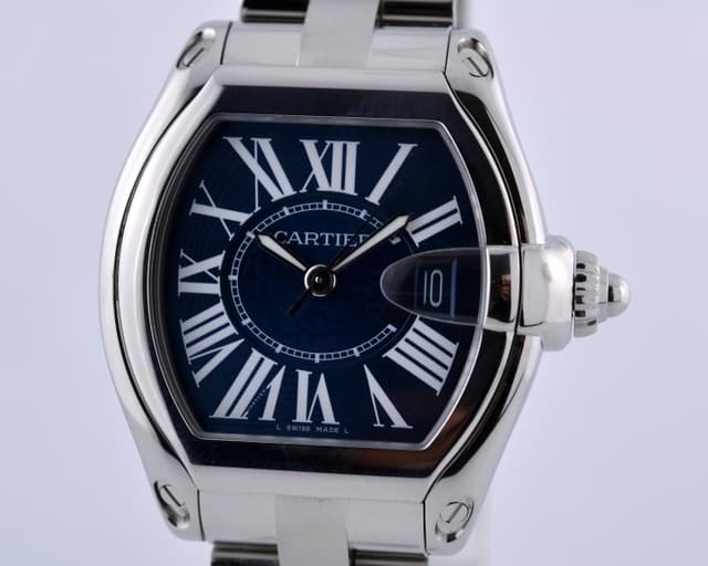 Cartier Roadster XL SS/SS Blue Dial Limited Edition 42MM