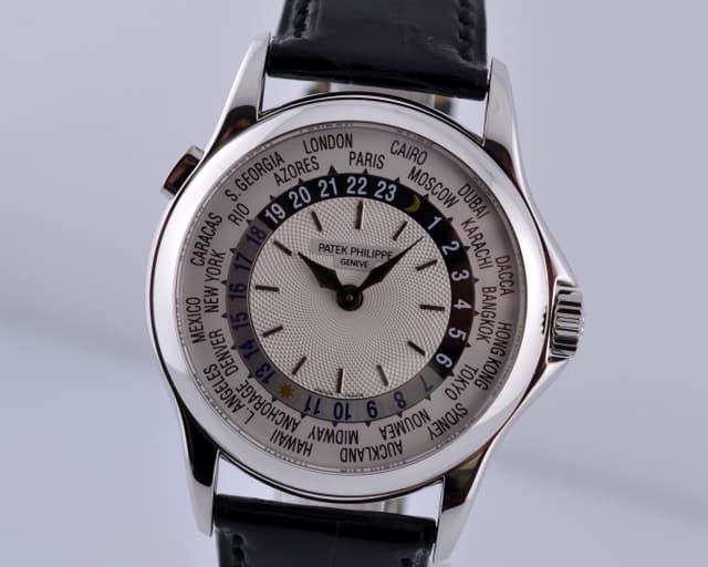 Patek Philippe World Time 18K White Gold 