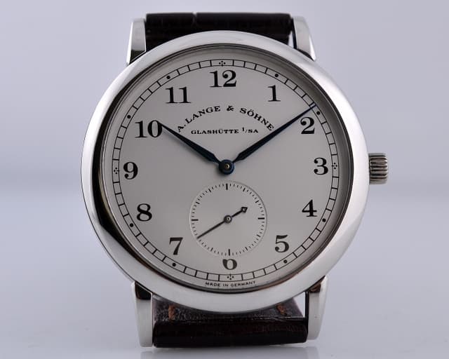 A. Lange and Sohne 1815 Platinum Silver Dial Arabic Numerals 36MM