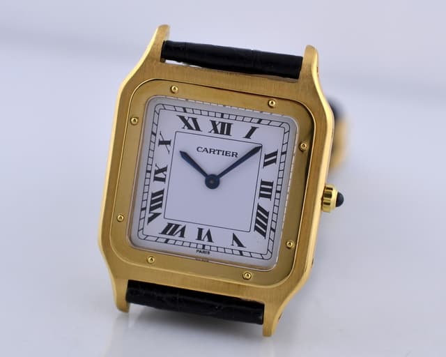 Cartier Santos Dumont 18K Yellow Gold Ultra Thin Manual Wind