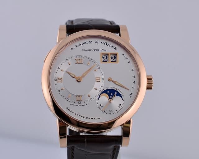 A. Lange and Sohne Lange 1 Moon 18K Rose Gold 38.5MM