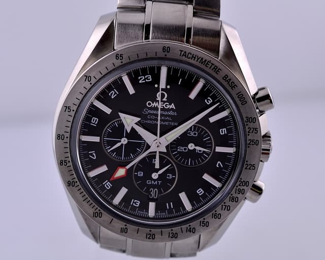 Omega Speedmaster Broad Arrow GMT SS/SS 44MM