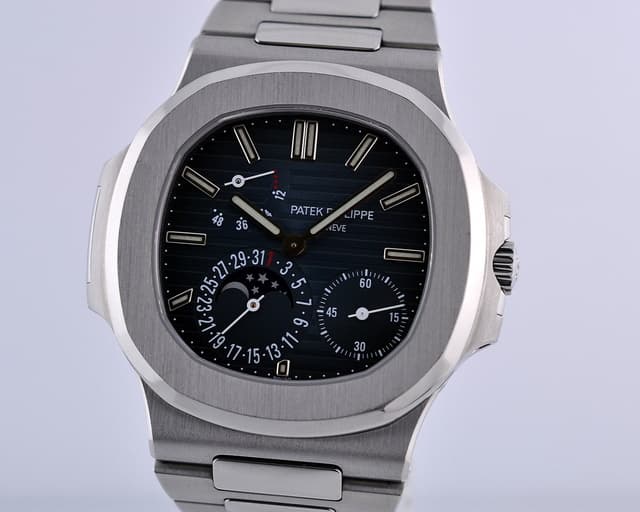 Patek Philippe Jumbo Nautilus Moon Power Reserve SS/SS 