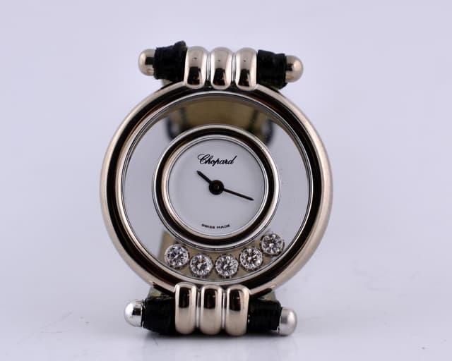 Chopard Happy Diamonds 18K White Gold 5 Diamonds 