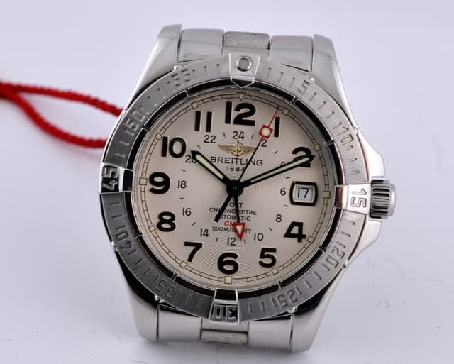 Breitling Colt Ocean GMT SS/SS White Dial 40.5MM