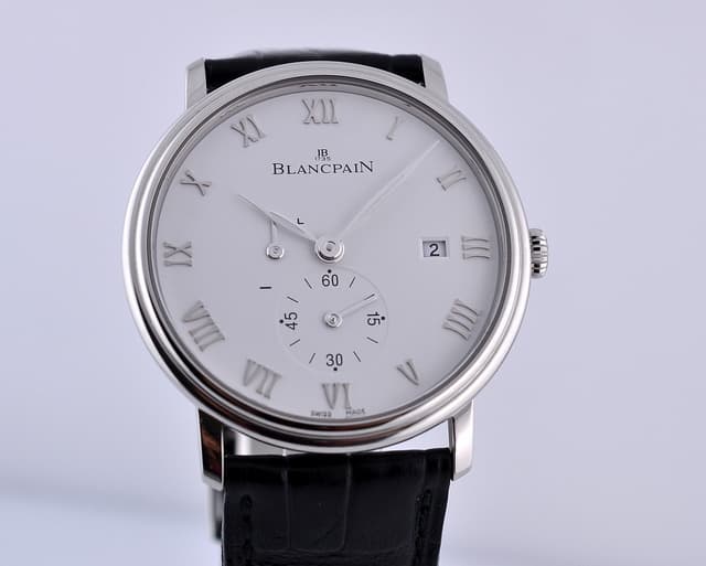 Blancpain Villeret Small Seconds Date & Power Reserve SS Manual Wind 40MM