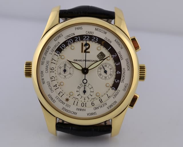 Girard Perregaux World Time WW.TC Chronograph 18K YG