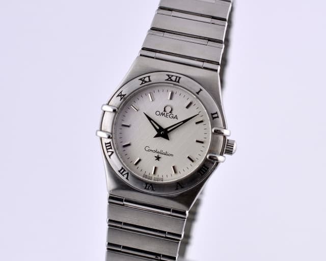 Omega Ladies Constellation SS/SS Quartz Silver Dial