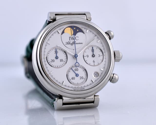 IWC Ladies Da Vinci Chronograph Moon SS Quartz 
